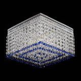 Люстра Квадрат Венеция №3 синяя в Кирове