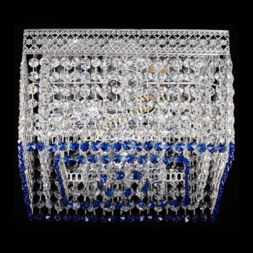 Люстра Квадрат Венеция №3 синяя в Кирове Гусь Хрустальный
