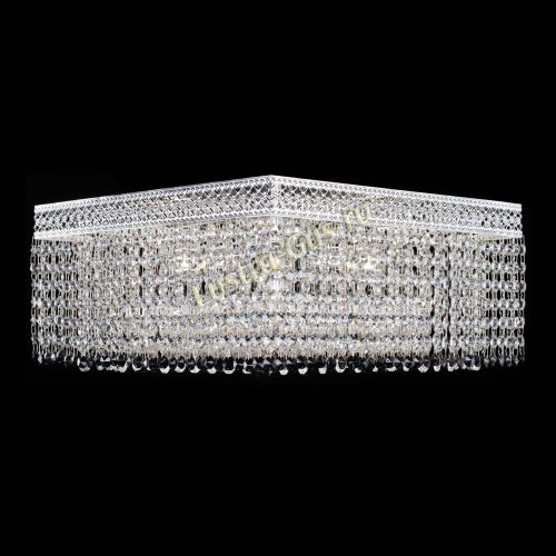 Люстра Квадрат Венеция №5 черная в Кирове Гусь Хрустальный