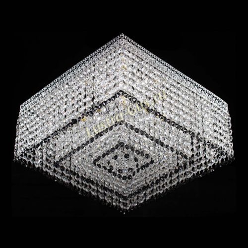 Люстра Квадрат Венеция №5 черная в Кирове Гусь Хрустальный