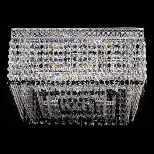 Люстра Квадрат Венеция №5 черная в Кирове Гусь Хрустальный