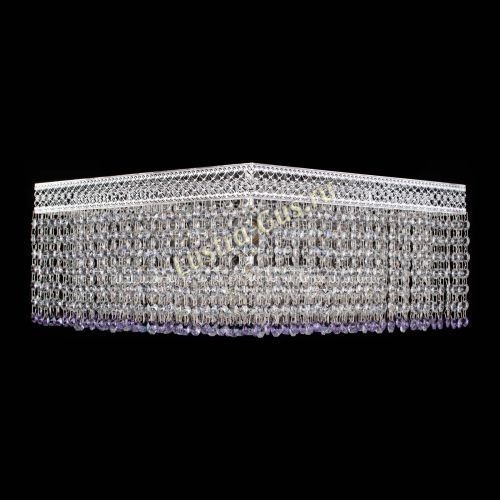 Люстра Квадрат Венеция №5 фиолетовая в Кирове Гусь Хрустальный