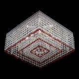 Люстра Квадрат Венеция №5 красная в Кирове