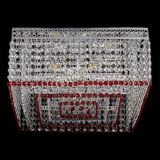 Люстра Квадрат Венеция №5 красная в Кирове