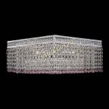 Люстра Квадрат Венеция №5 розовая в Кирове