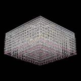 Люстра Квадрат Венеция №5 розовая в Кирове