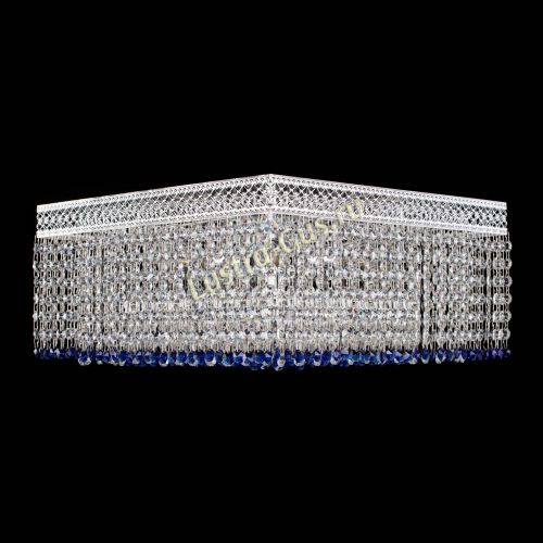 Люстра Квадрат Венеция №5 синяя в Кирове Гусь Хрустальный