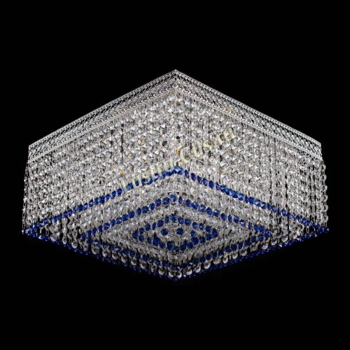 Люстра Квадрат Венеция №5 синяя в Кирове Гусь Хрустальный