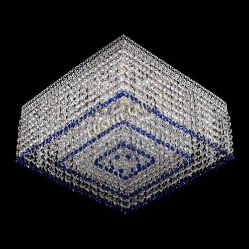 Люстра Квадрат Венеция №5 синяя в Кирове Гусь Хрустальный