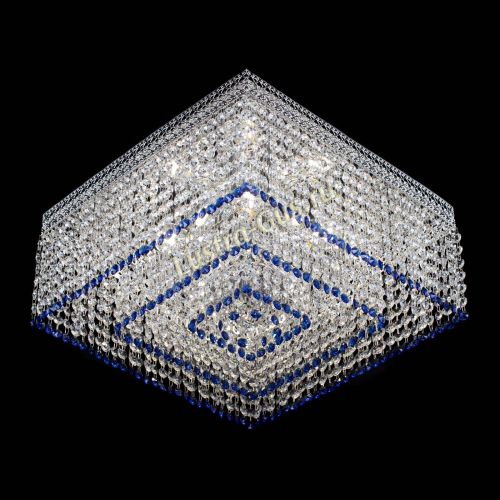 Люстра Квадрат Венеция №5 синяя в Кирове Гусь Хрустальный