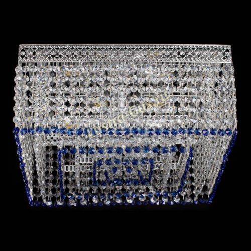 Люстра Квадрат Венеция №5 синяя в Кирове Гусь Хрустальный