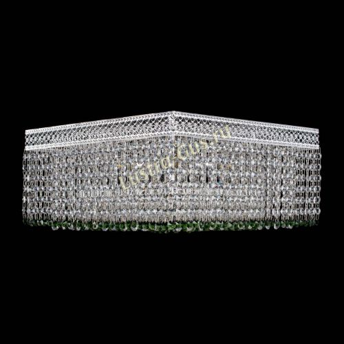 Люстра Квадрат Венеция №5 зеленая в Кирове Гусь Хрустальный