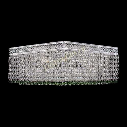 Люстра Квадрат Венеция №5 зеленая в Кирове Гусь Хрустальный