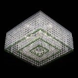 Люстра Квадрат Венеция №5 зеленая в Кирове