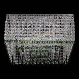 Люстра Квадрат Венеция №5 зеленая в Кирове