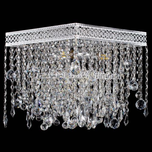 Люстра Квадрат Венеция капель №3 в Кирове Гусь Хрустальный