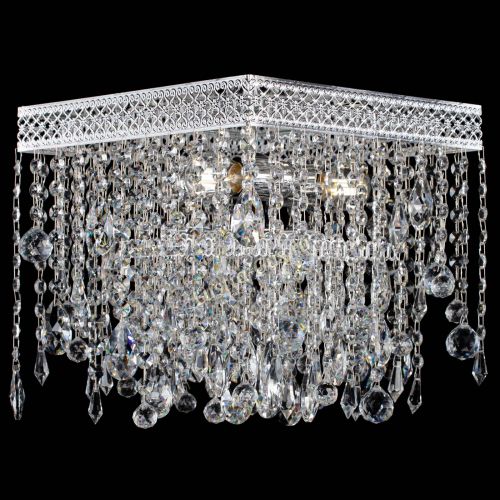 Люстра Квадрат Венеция капель №3 в Кирове Гусь Хрустальный