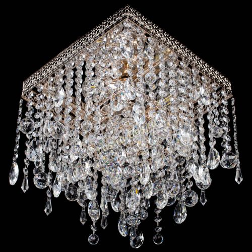 Люстра Квадрат Венеция капель №3 в Кирове Гусь Хрустальный