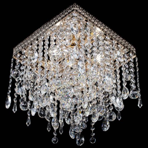 Люстра Квадрат Венеция капель №3 в Кирове Гусь Хрустальный
