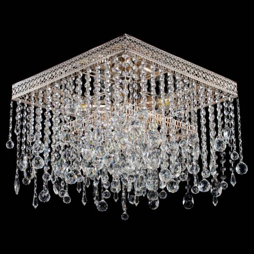 Люстра Квадрат Венеция капель №5 в Кирове Гусь Хрустальный