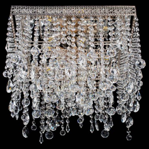 Люстра Квадрат Венеция капель №5 в Кирове Гусь Хрустальный
