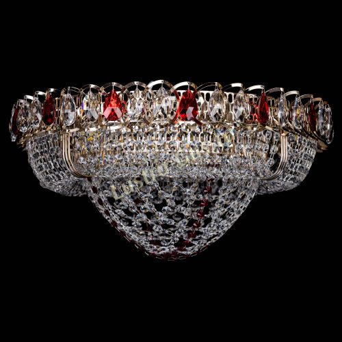 Люстра Лада красная в Кирове Гусь Хрустальный
