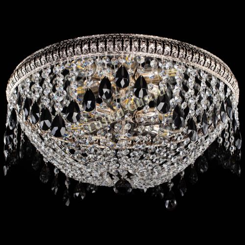 Люстра Лацио №5 журавлик черная в Кирове Гусь Хрустальный