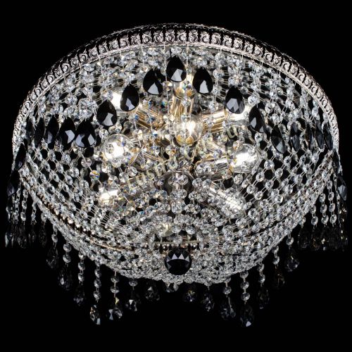 Люстра Лацио №5 журавлик черная в Кирове Гусь Хрустальный