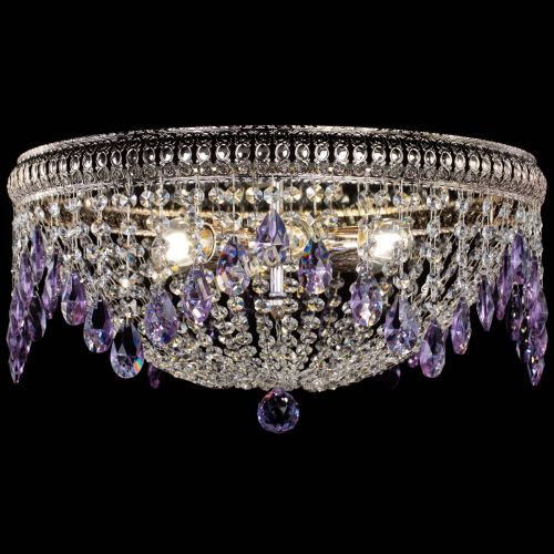 Люстра Лацио №5 журавлик фиолетовая в Кирове Гусь Хрустальный