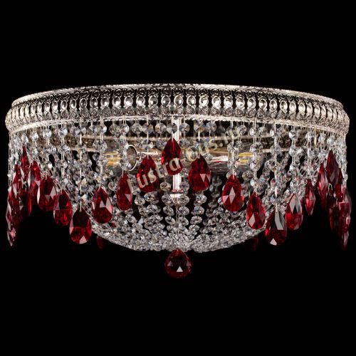 Люстра Лацио №5 журавлик красная в Кирове Гусь Хрустальный