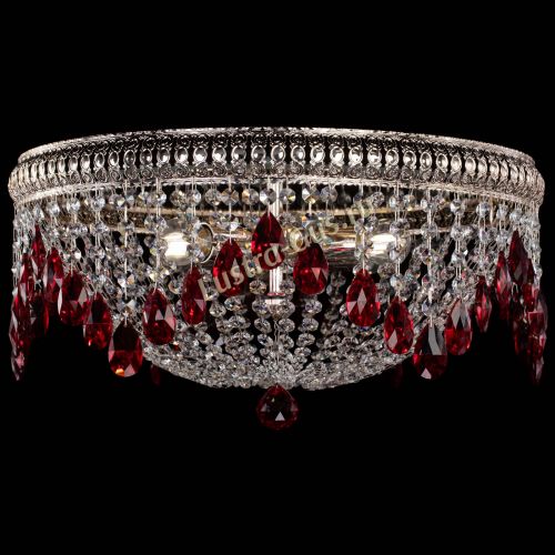 Люстра Лацио №5 журавлик красная в Кирове Гусь Хрустальный