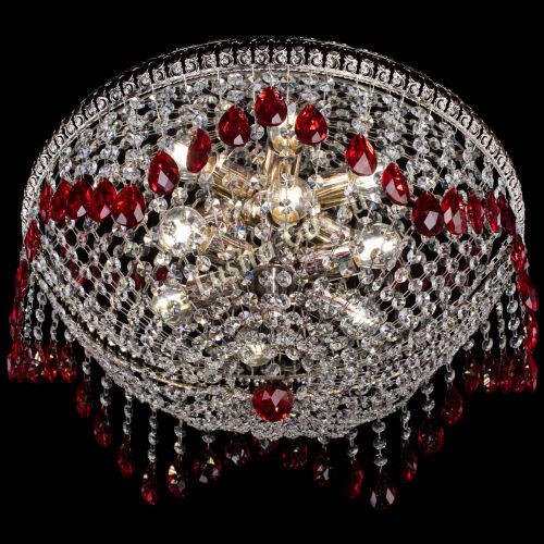 Люстра Лацио №5 журавлик красная в Кирове Гусь Хрустальный