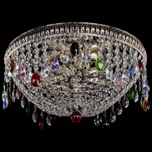 Люстра Лацио №5 журавлик разноцветная в Кирове Гусь Хрустальный