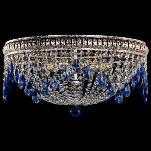 Люстра Лацио №5 журавлик синяя в Кирове Гусь Хрустальный