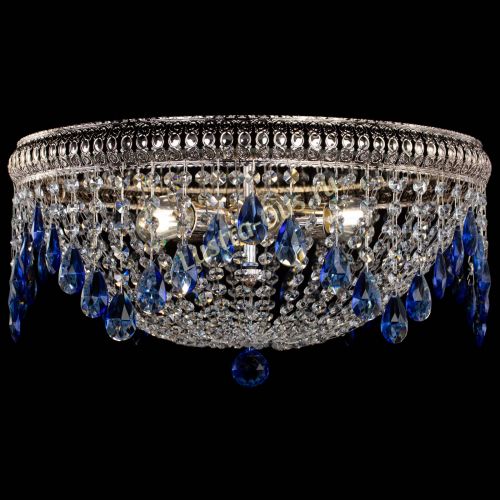 Люстра Лацио №5 журавлик синяя в Кирове Гусь Хрустальный