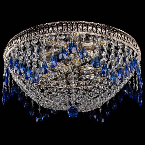 Люстра Лацио №5 журавлик синяя в Кирове Гусь Хрустальный