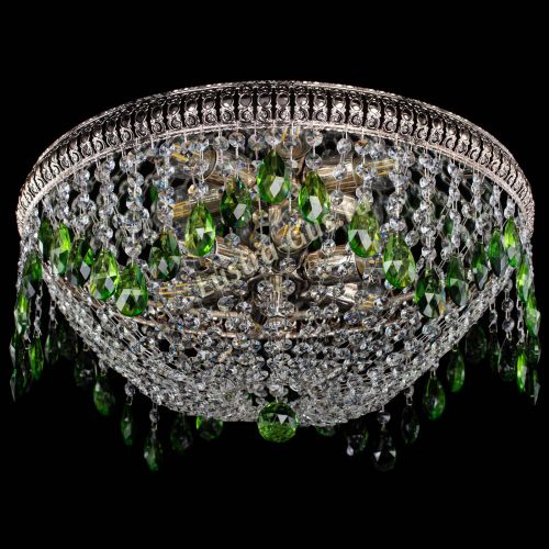 Люстра Лацио №5 журавлик зеленая в Кирове Гусь Хрустальный