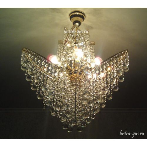 Люстра Лилия № 2 шар в Кирове Гусь Хрустальный