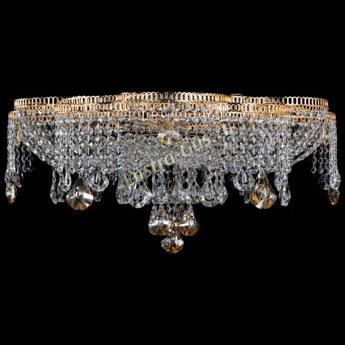 Люстра Лотос Стелла Осень 700 мм в Кирове Гусь Хрустальный