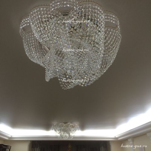 Люстра Лотос Василиса 6 ламп в Кирове Гусь Хрустальный