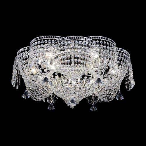 Люстра Лотос Журавлик с конусами в Кирове Гусь Хрустальный