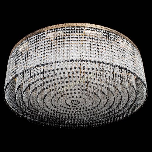 Люстра Милан капель №12 черная в Кирове Гусь Хрустальный