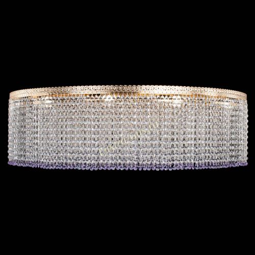 Люстра Милан капель №12 фиолетовая в Кирове Гусь Хрустальный