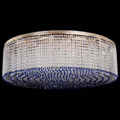 Люстра Милан капель №12 синяя в Кирове Гусь Хрустальный