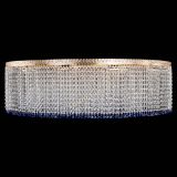 Люстра Милан капель №12 синяя в Кирове