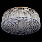 Люстра Милан капель №12 синяя в Кирове