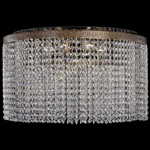 Люстра Милан капель оптикон под бронзу с зеркалом в Кирове Гусь Хрустальный