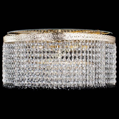 Люстра Милан капель оптикон Черная в Кирове Гусь Хрустальный