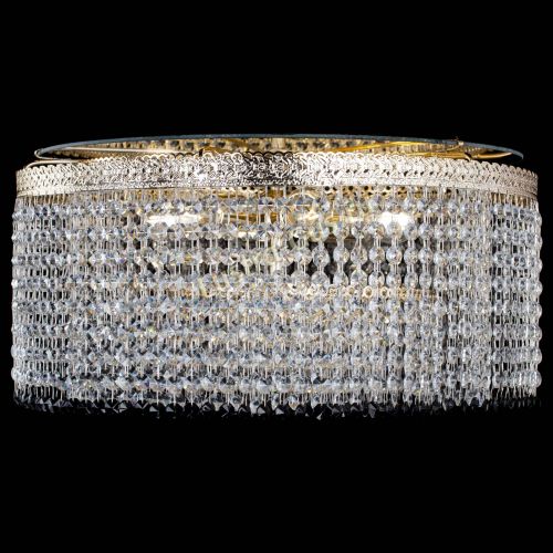 Люстра Милан капель оптикон Черная в Кирове Гусь Хрустальный