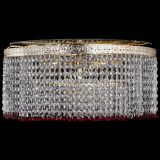 Люстра Милан капель оптикон Красная в Кирове